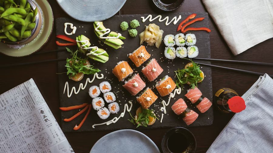 Aburi Salmon Roll Sushi Hiro Jakarta Pusat